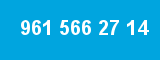 961 566 27 14 961 566 27 14